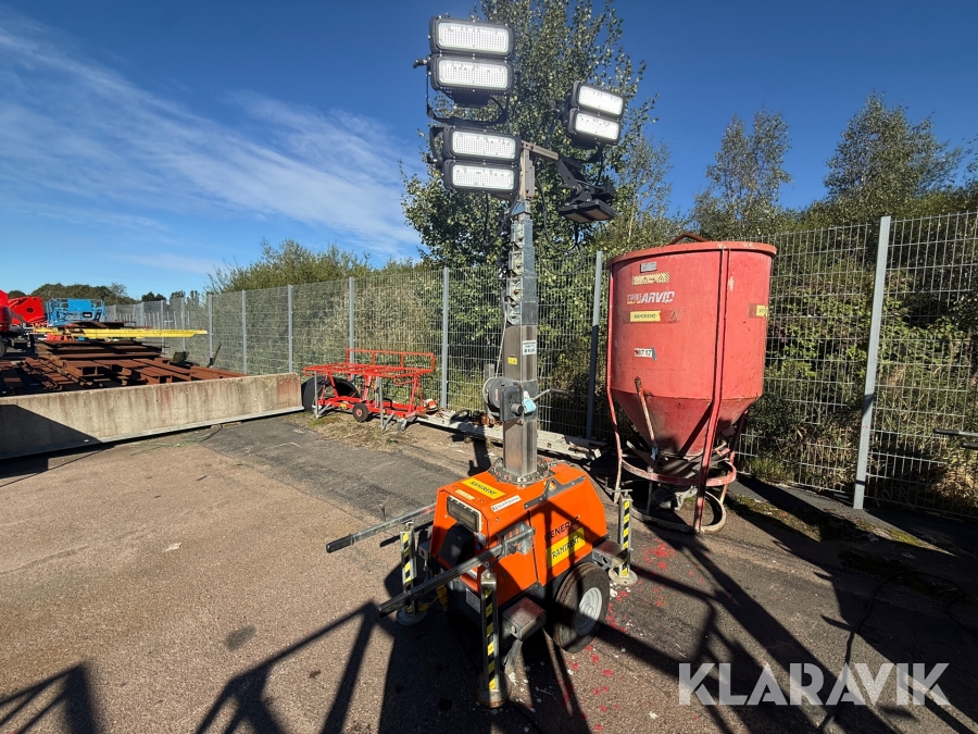 Belysningsmast Generac 7M Roterbar LED