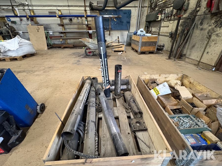 Antennstänger Leica & Scanlaser