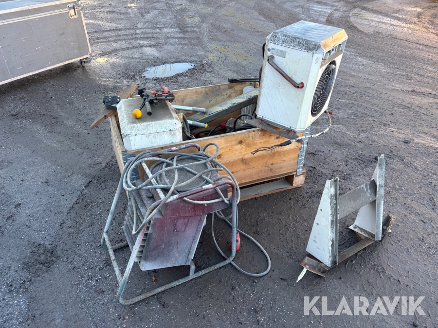 Parti blandat & värmefläktar