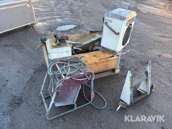 Parti blandat & värmefläktar