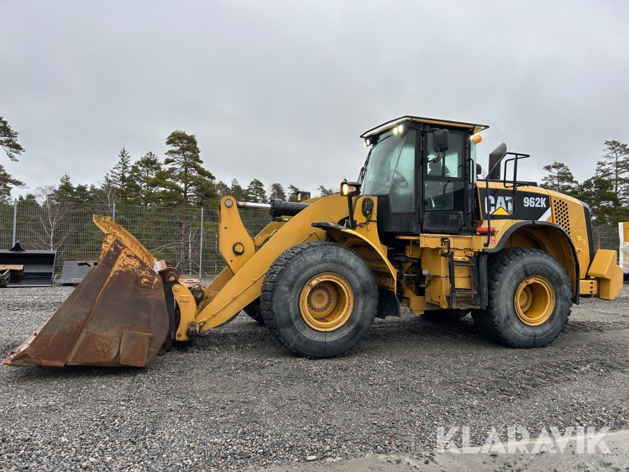 Hjullastare CAT 962K med skopa