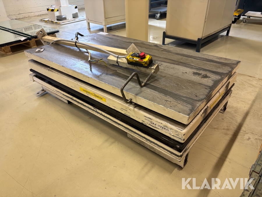 Lyftbord 1500 kg