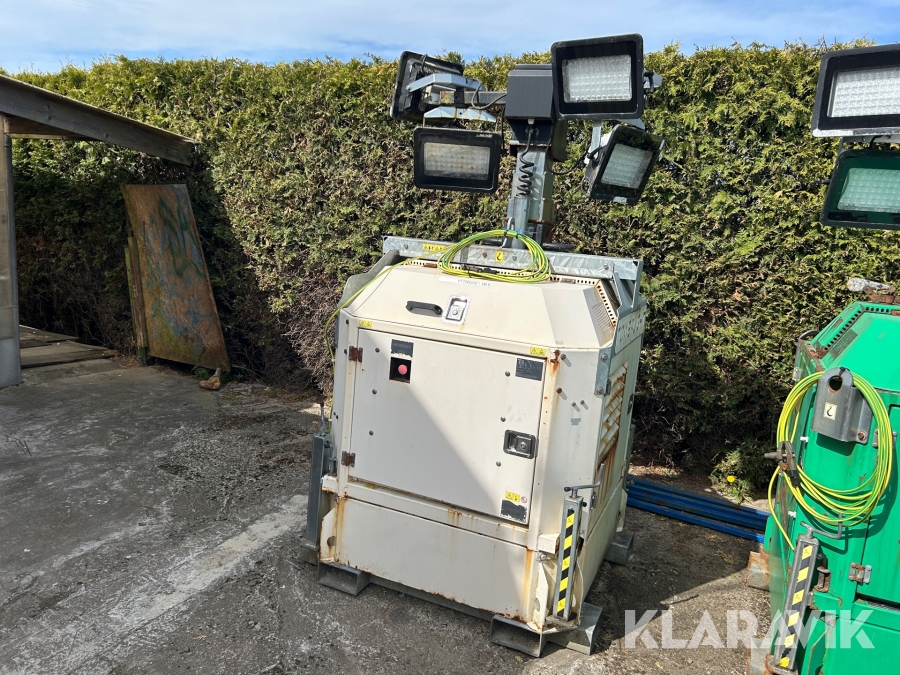 Generator elverk Towerlight Hydro Power Cube med belysning
