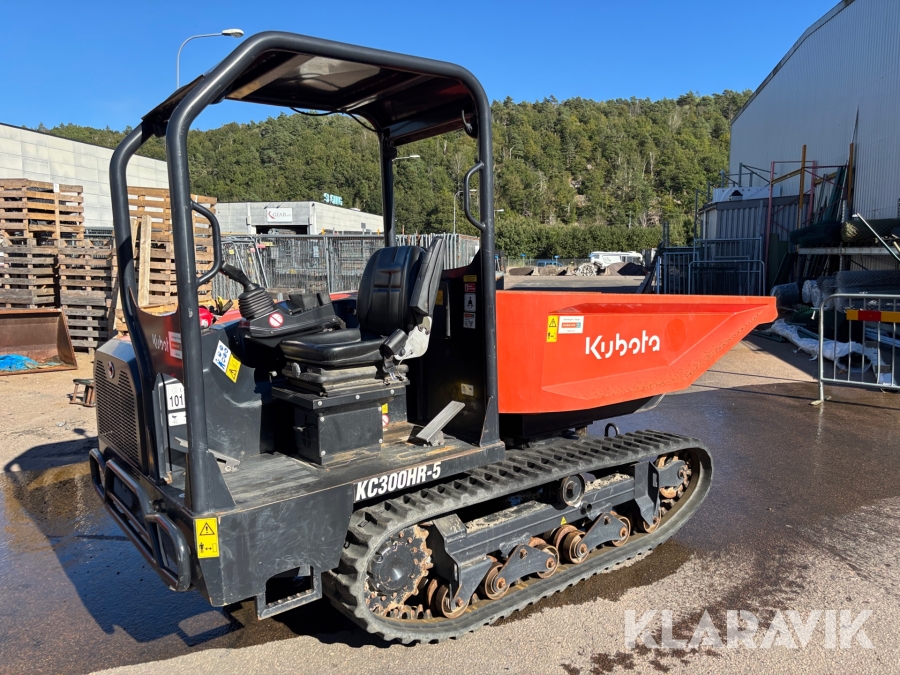 Dumper Kubota KC300HR-5 med svängbart flak