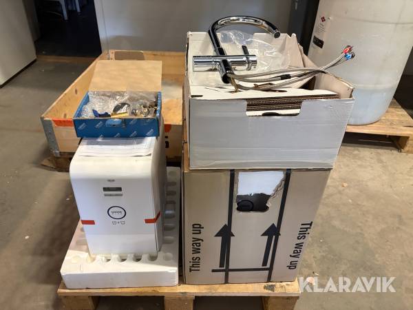 Kolsyrekran / dryckesautomat Grohe Blue bubbelvatten/kallvatten i kranen