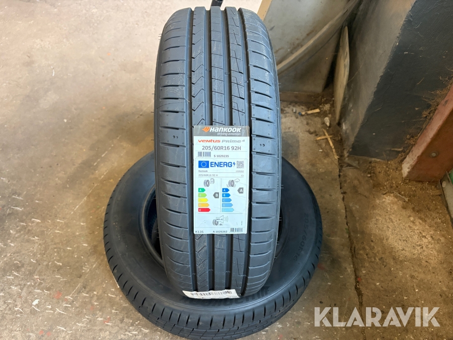 Däck Hankook 205/60 R16, 2 st