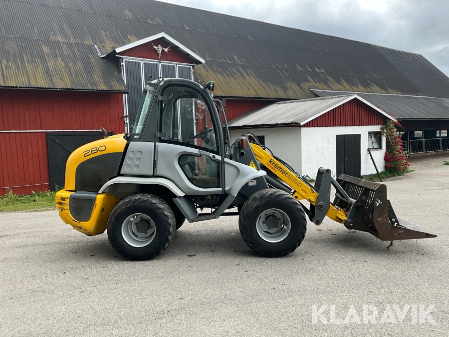 Hjullastare Kramer Allrad 280, Sävsjö, Klaravik auktioner