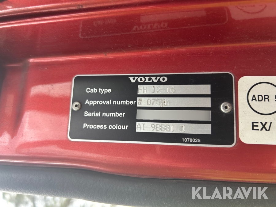 Lastväxlare Volvo FH12 6X4 plogutrustad