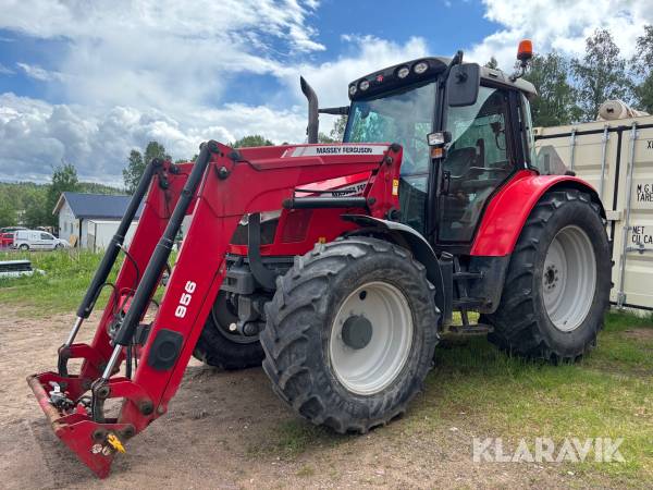 Traktor Massey Ferguson 6455 Dyna-6 med Frontlastare