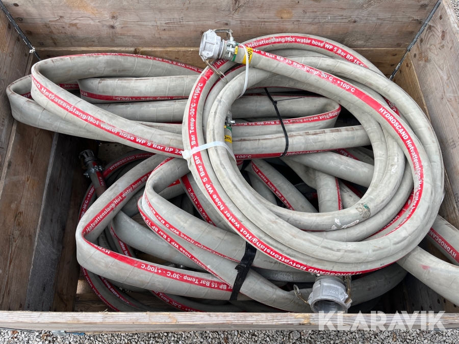 Hetvattenslang Hydroscand 40 och 62 mm