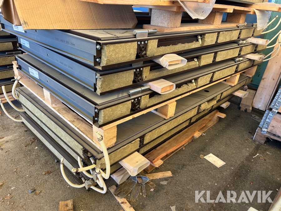 Ståldörrar Daloc 10x22 6 st
