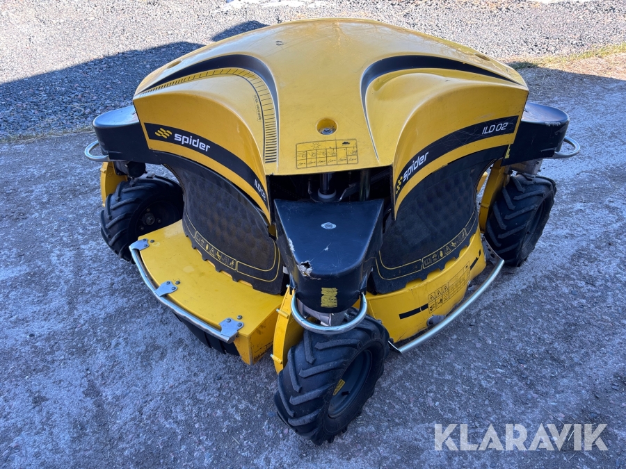 Gräsklippare / radiostyrd släntklippare Spider ILD02 SG med släp