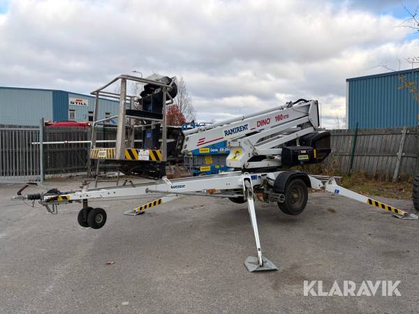 Släpvagnslift batteri vikbom Dino 160XTB