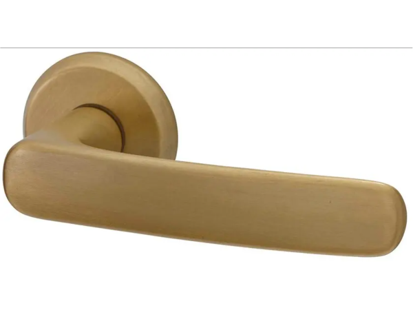 Ytterdörrhandtag Hvid Ylva, mässing, 120 mm, 2 st