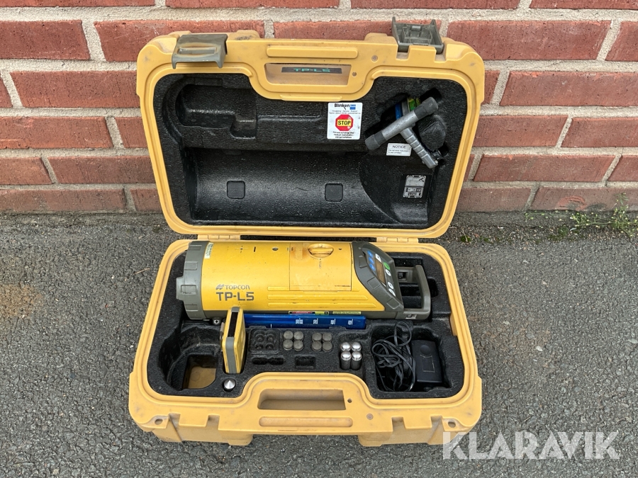 Rörläggningslaser Topcon TP-L5G inkl. laddare