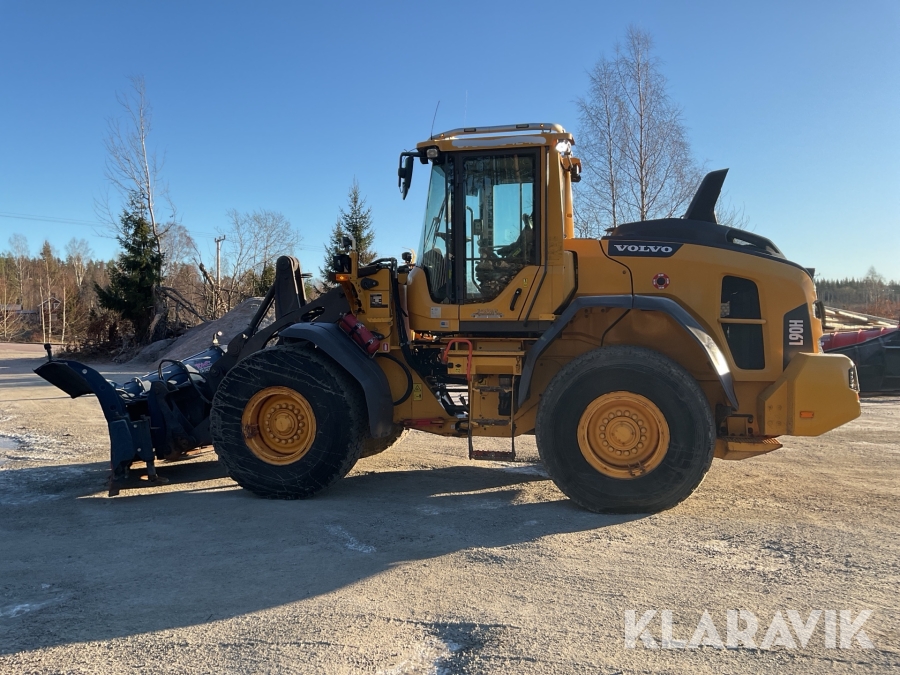 Hjullastare Volvo L90H med vikplog