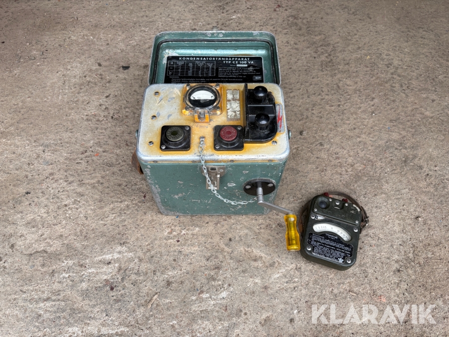 Tändapparat Nitro Nobel CI 100 VA med Ohmmätare