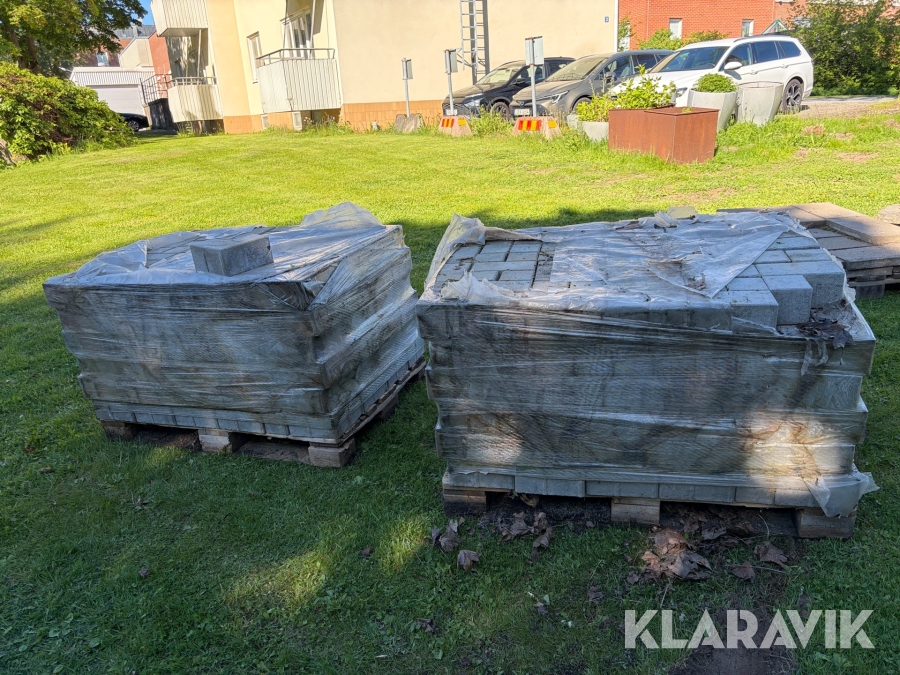 L-formad marksten av betong 20,5 x 20,5 x 10 cm 2 st pall