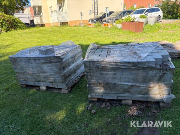 L-formad marksten av betong 20,5 x 20,5 x 10 cm 2 st pall