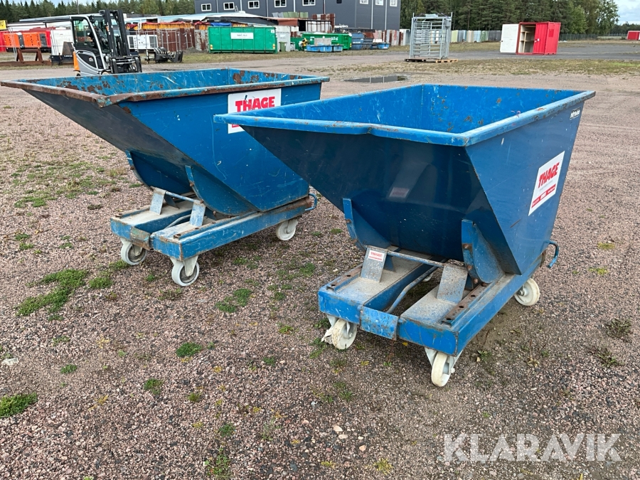 Tippcontainer 2st Intra Okänd