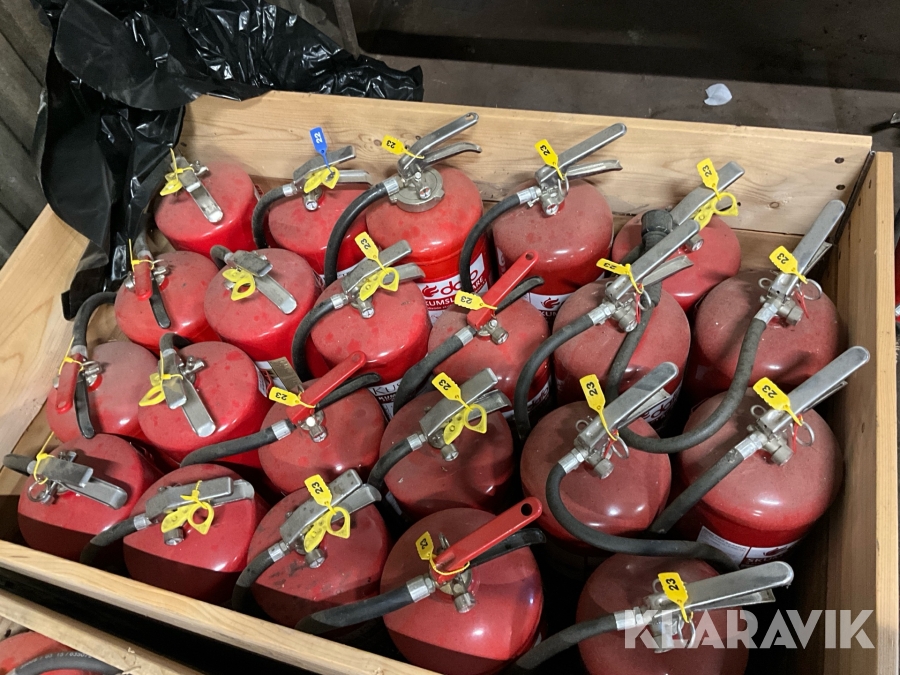 Brandsläckare Dafo, Presto Och Kustos 22 st Skumsläckare