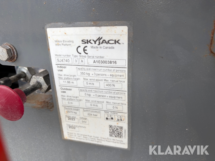 Saxlift Skyjack SJ4740