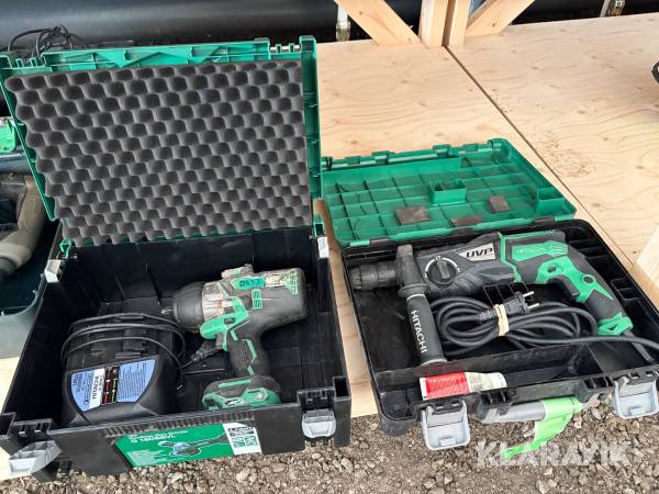 Borrhammare & mutterdragare Hitachi