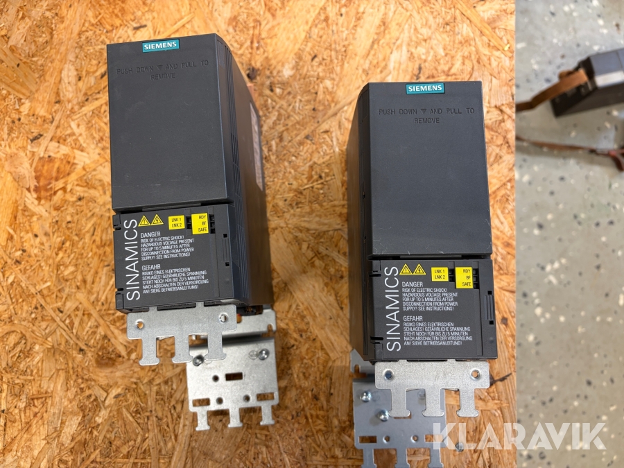 Frekvensomvandlare Siemens Sinamics G120C ,2st