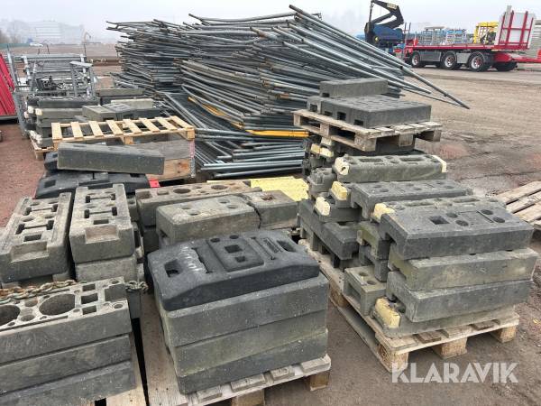 Byggstaket med fötter ca 90 st