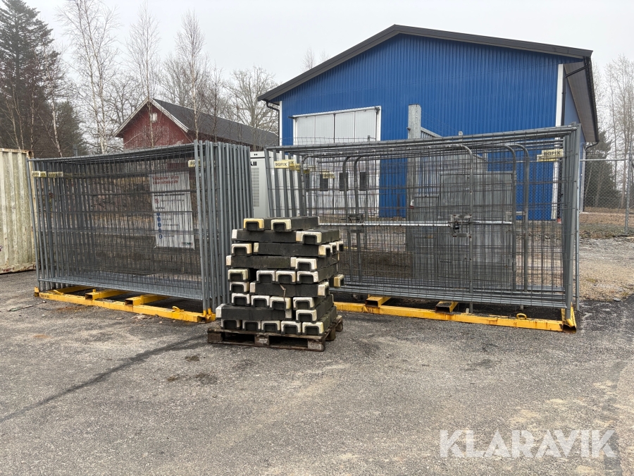 Byggstaket med fötter