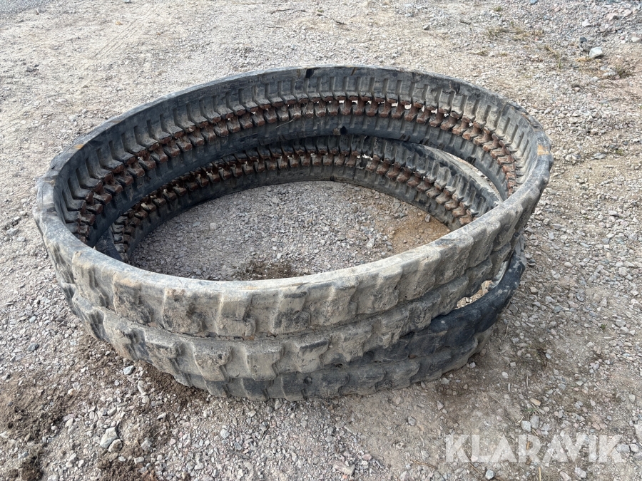 Gummilarver TrackSystem CAT minigrävare