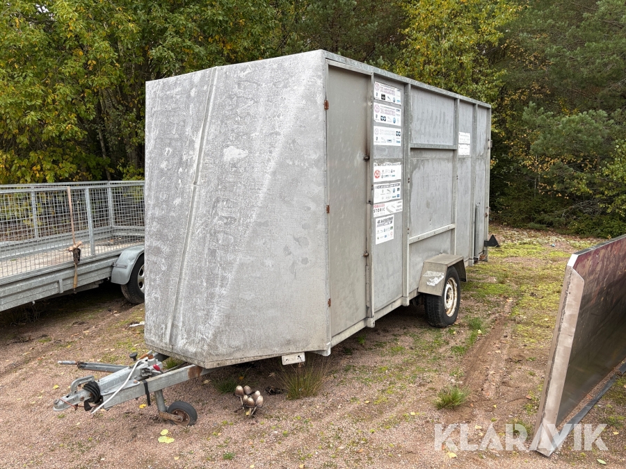 Trailer med kåpa Proab 4P Special