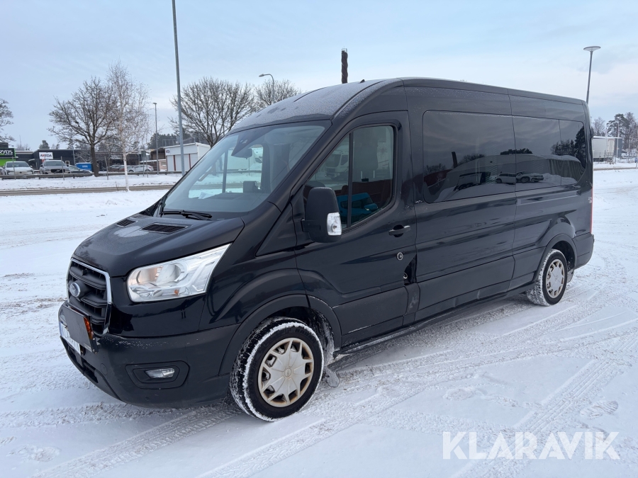 Färdtjänstbuss klass 1 Ford Transit 350 kombi 2.0 EcoBlue selectShift 130 hk med 5 st sittplatser och lastramp