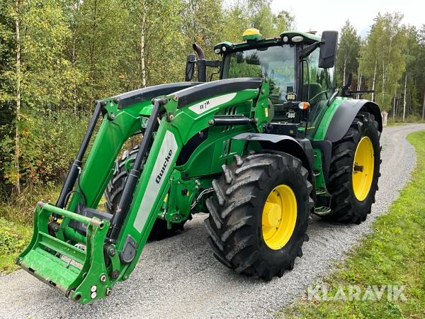 Traktor John Deere 6215R Ultimate Edition med frontlastare Ålö  Q7M
