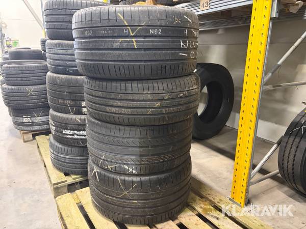 Sommardäck blandade fabrikat och modeller 4 st