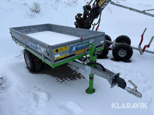 Släpkärra med tipp K-Vagnen 1800 T3