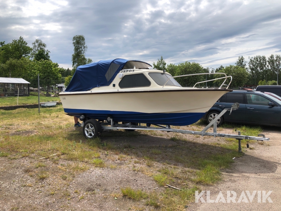 Båt Selco 604 med obromsad båtvagn 