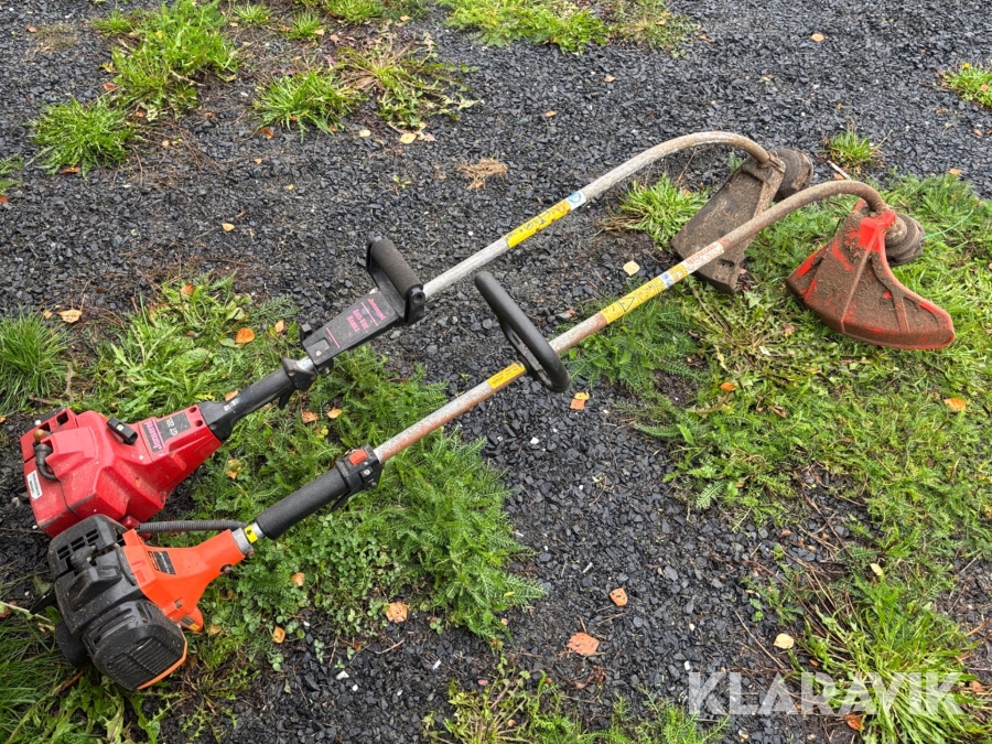 Trimmer 2 st Jonsered och Hitatchi GT 22L/CG 22 EL