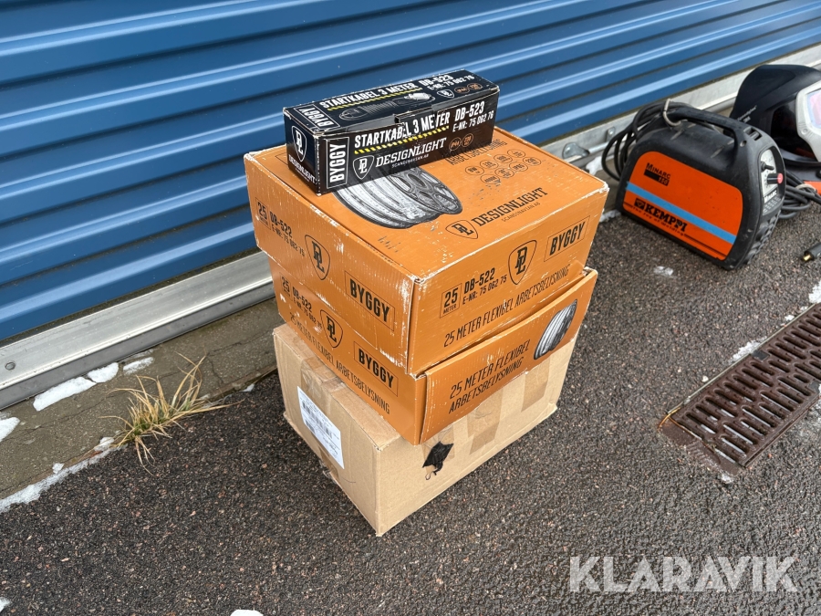 Arbetsbelysning 50 m Byggy DB-522