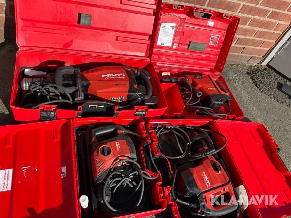 Bilningsmaskin / borrhammare Hilti 4st