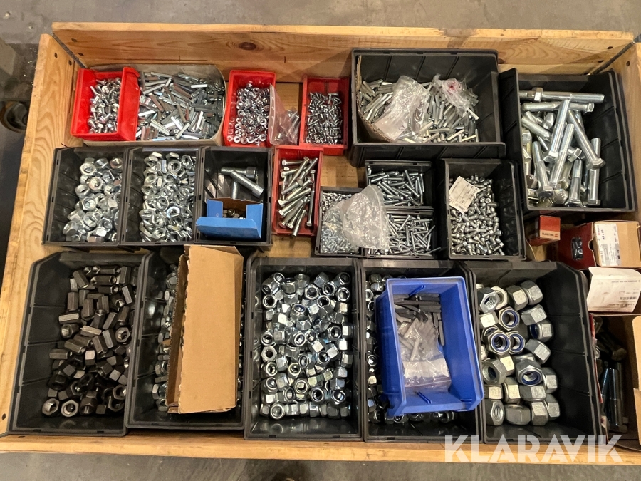 Diverse Skruv & Bult 4 pall Arvid Nilsson/Wurth/Mattssons mfl