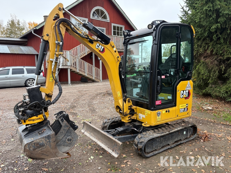 Grävmaskin CAT 301.8 Tiltrotator