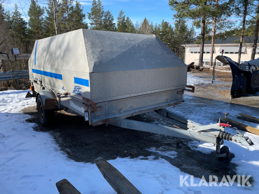 Personbilssläp med kåpa Aktiv-Stabil 1300-18