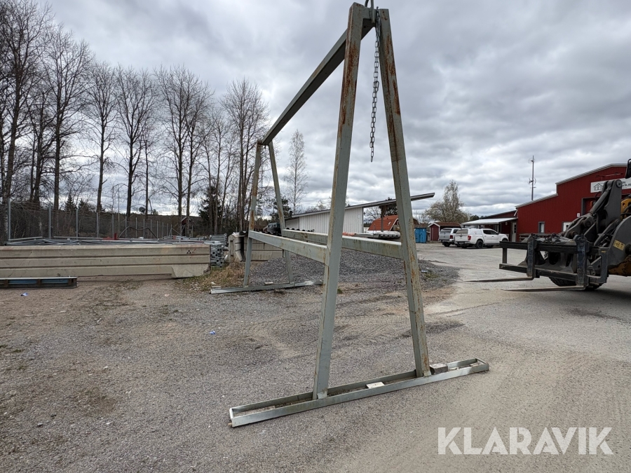 Transportställning för väggblock