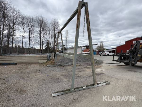 Transportställning för väggblock