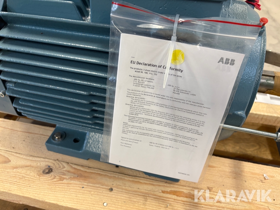 Elmotor ABB, Filipstad, Klaravik auktioner