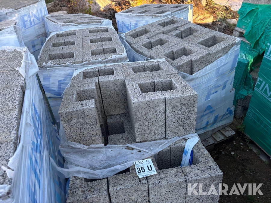 U-block lättklinker Finja 35 U 235st