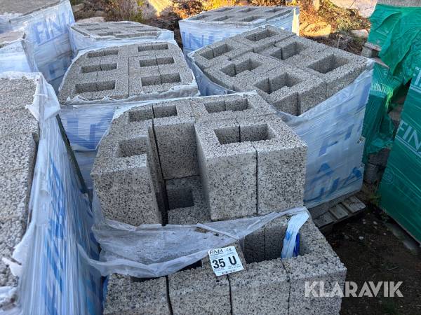 U-block lättklinker Finja 35 U 235st