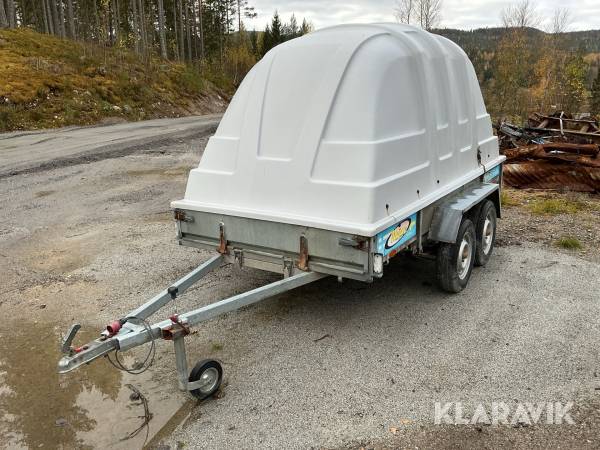 Släpvagn med kåpa Majava M 5030 2 AKS LJ