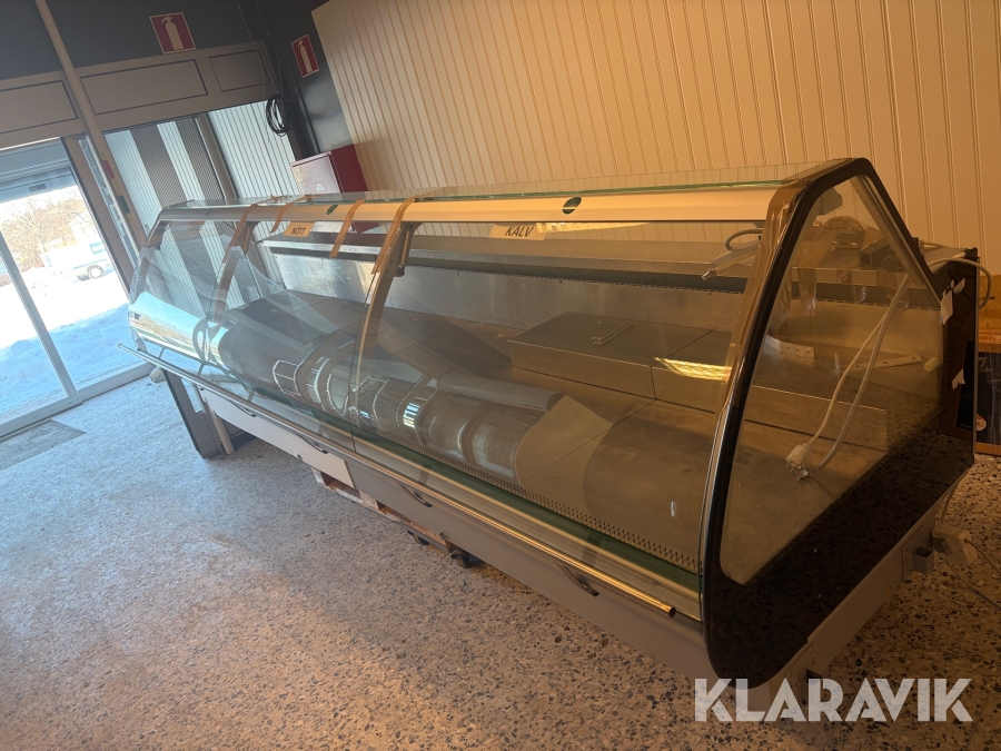 Kylmonter med böjd glasfront Freor